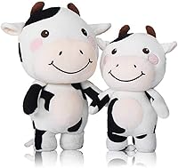 Vista 6 de Muñecos de peluche de vaca de peluche de 10 pulgadas