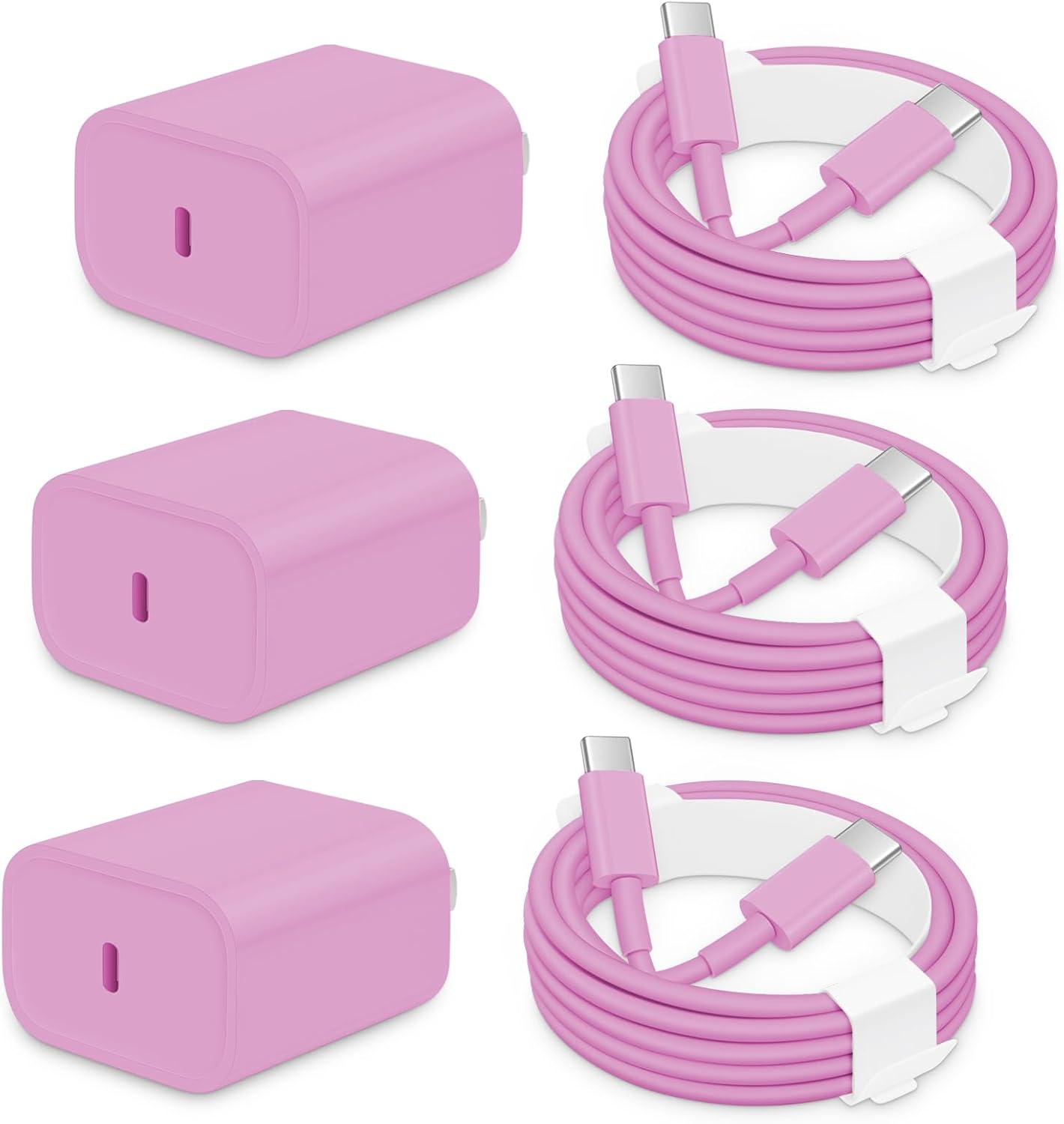 AISNI iPhone 17/16/15 Charger Fast Charging 3 Pack Type C Chargers