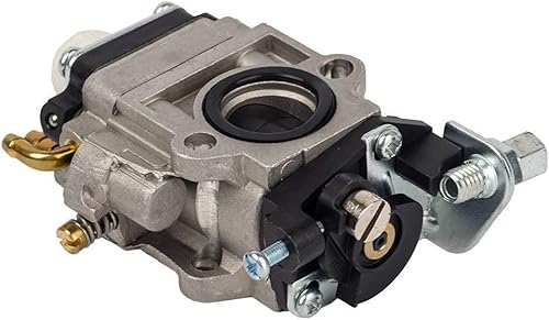 Miniatura 3 de SaferCCTV Carburador de carbohidratos con bombilla para 43 cc, 47 cc, 49 cc, 50 cc, 2 tiempos, bolsillo, bicicleta, ATV, scooters de pie, scooters