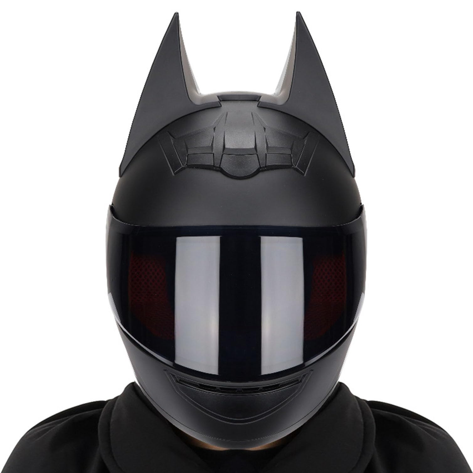Amazon.co.jp: バイク猫耳ヘルメットフルフェイスオートバイ