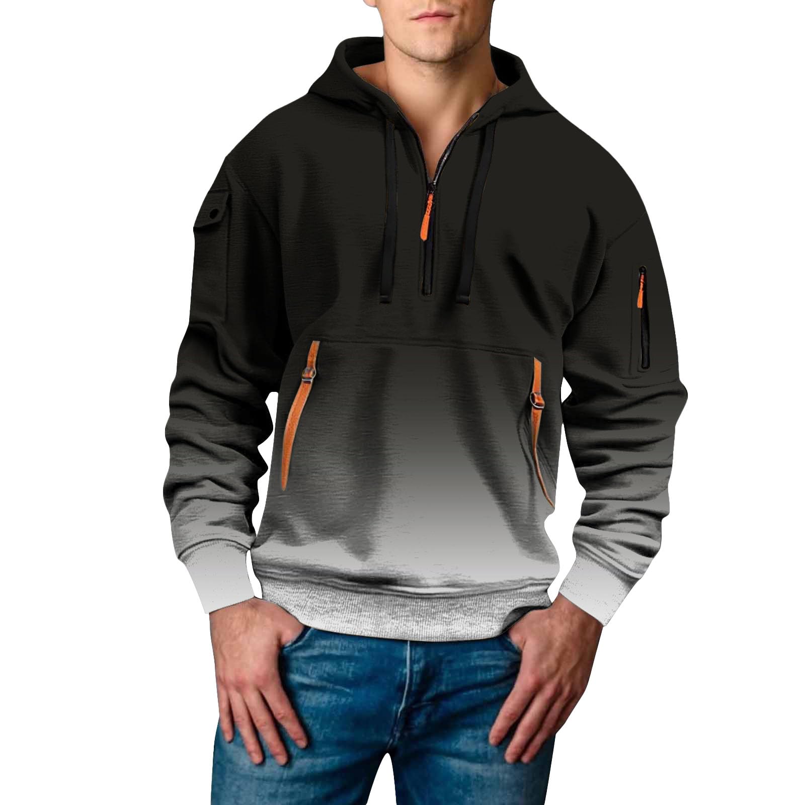 Sudadera sin mangas para entrenar sin pasar calor con capucha y flores 3D S 5
