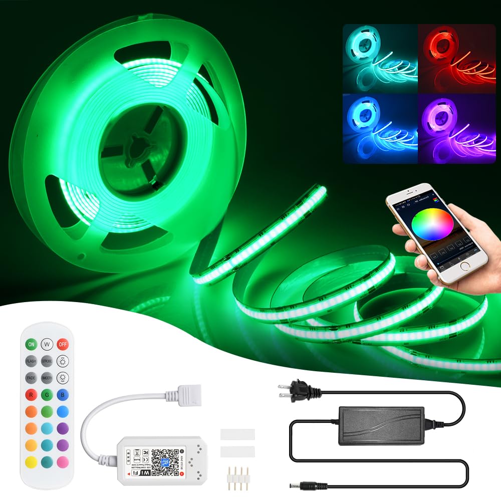 RGB COB Strip Light 16.4ft