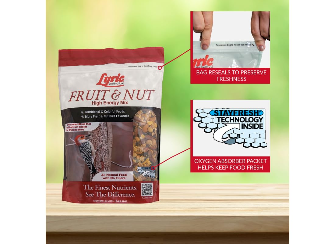 Lyric Fruit & Nut High Energy Wild Bird Mix