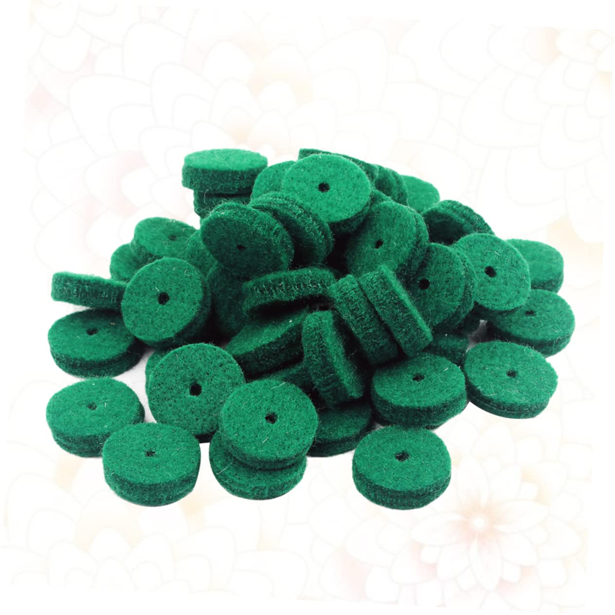 FAVOMOTO Green Piano Keyboard Washer Set 90 Pcs Felt Piano Washers for Piano Accessories
