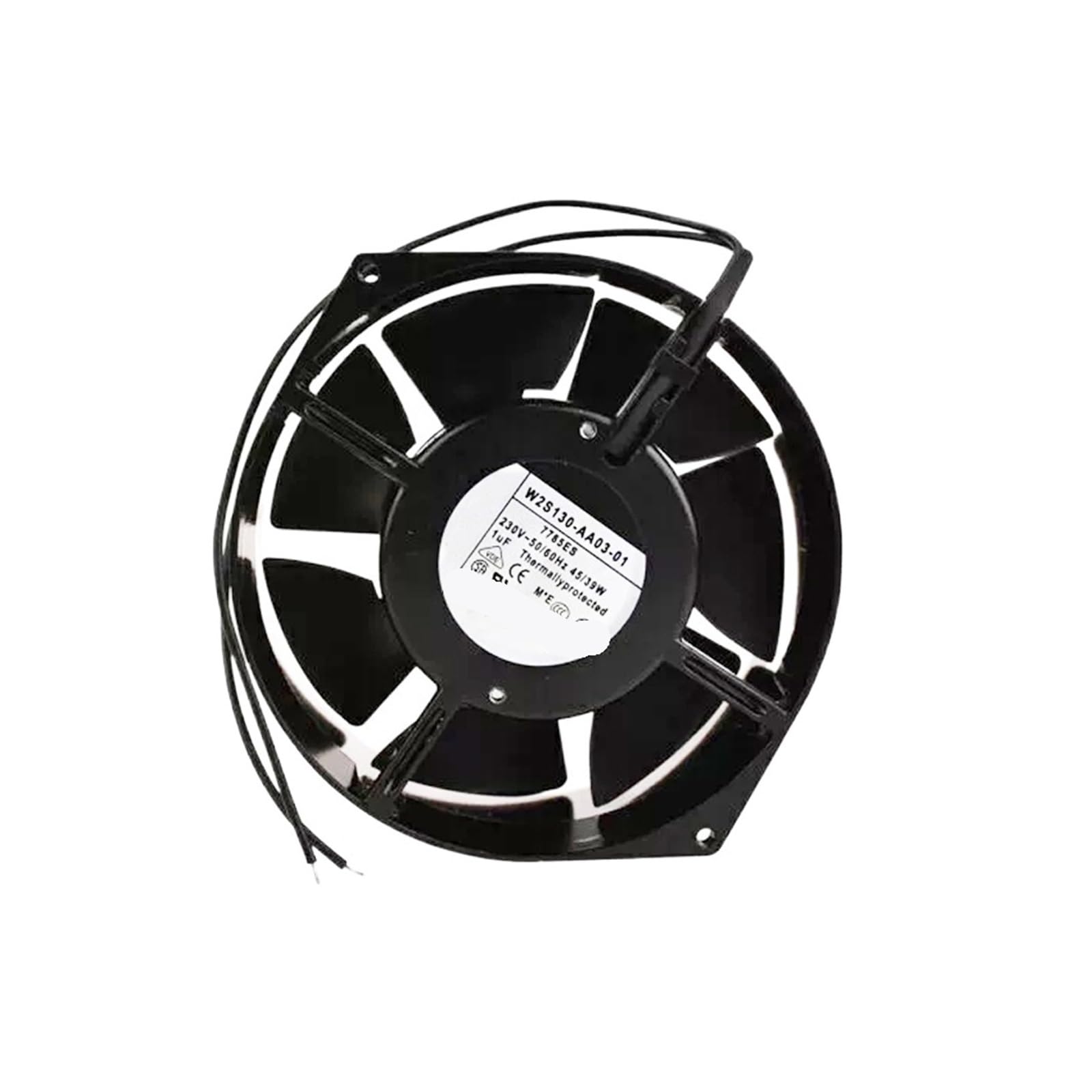 Ventilateur à flux axial 230V métallique W2S130-AA03-01 pour refroidissement