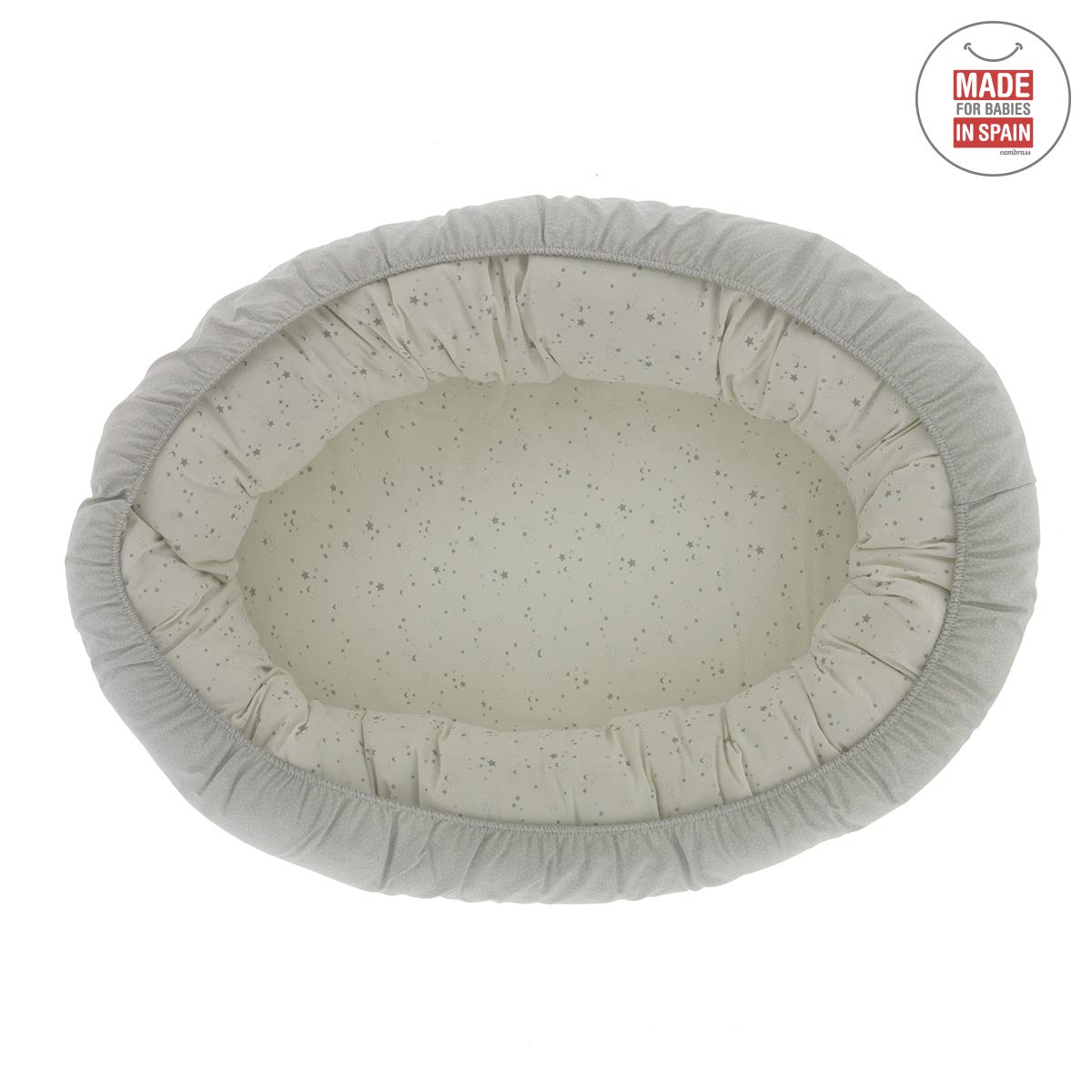 Babybett Sky 55 x 90 x 15 cm grau