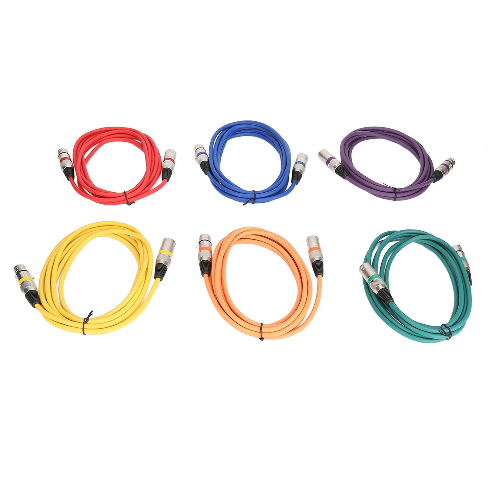 Socobeta Cavo per Microfono XLR Schermatura a Doppio Strato Forte Cavo Anti-interferenza da 10 Piedi per Apparecchiature Audio Professionali