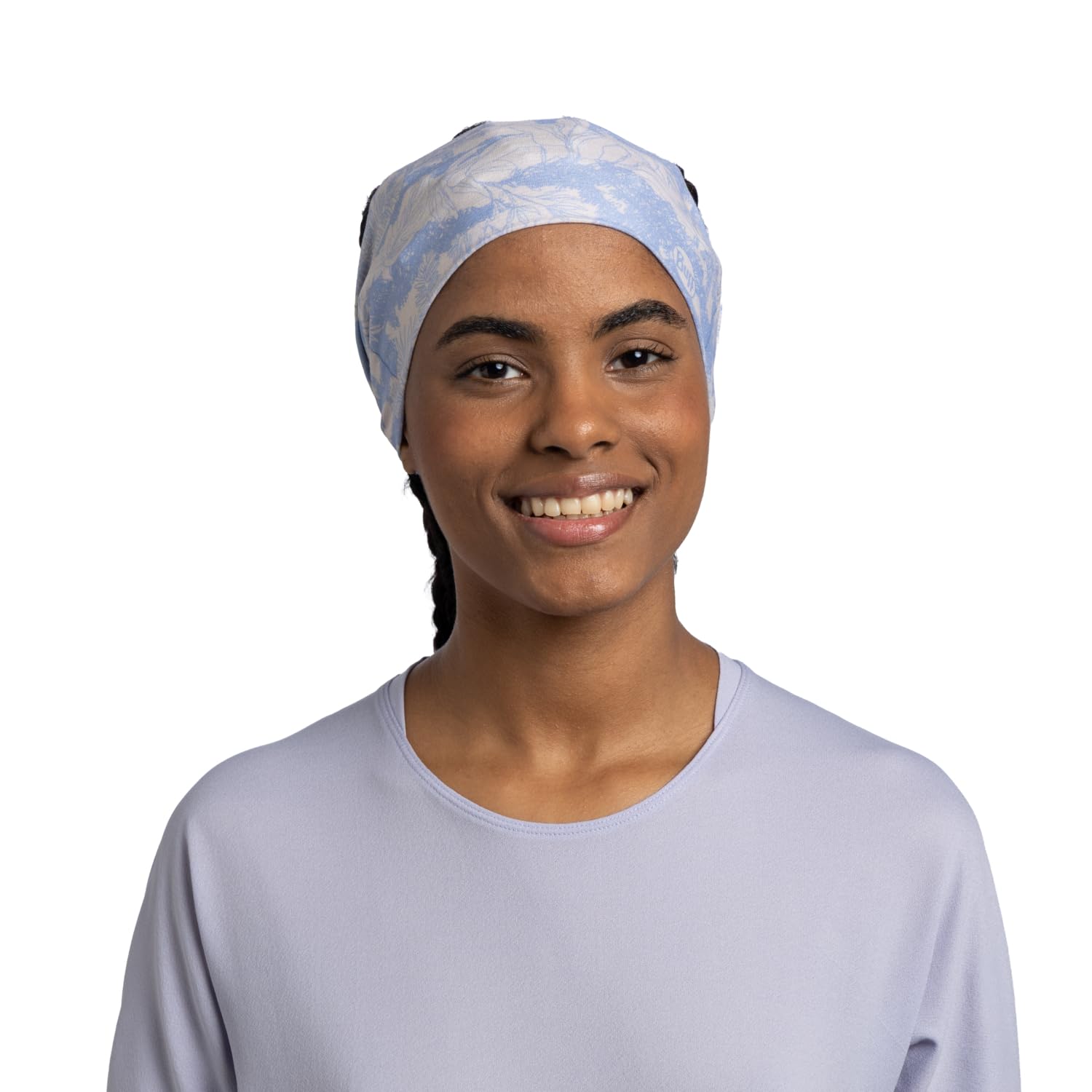 BUFF Opaska Coolnet UV Ellipse Wygodna, Ochrona Upf50, Sport, Elastyczna, Materiał z Recyklingu, Jakość, Reguluje Temperaturę One Size Niebieski