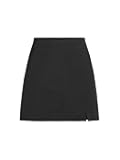 Mini Skirt High Waist Zip Up Split Bodycon Fitted Party A Line Skirt