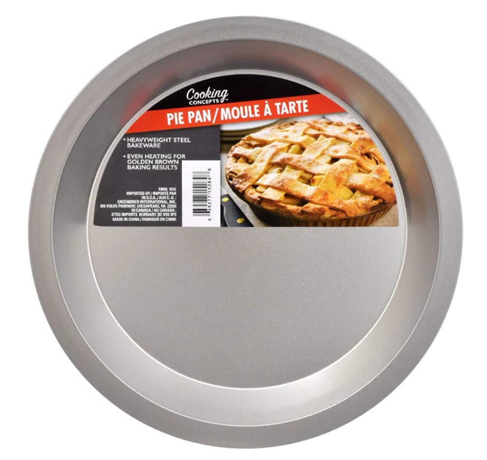 Cooking Concepts9" Pie Pan -Toaster Oven 9-inch Steel Pie Pan by Con