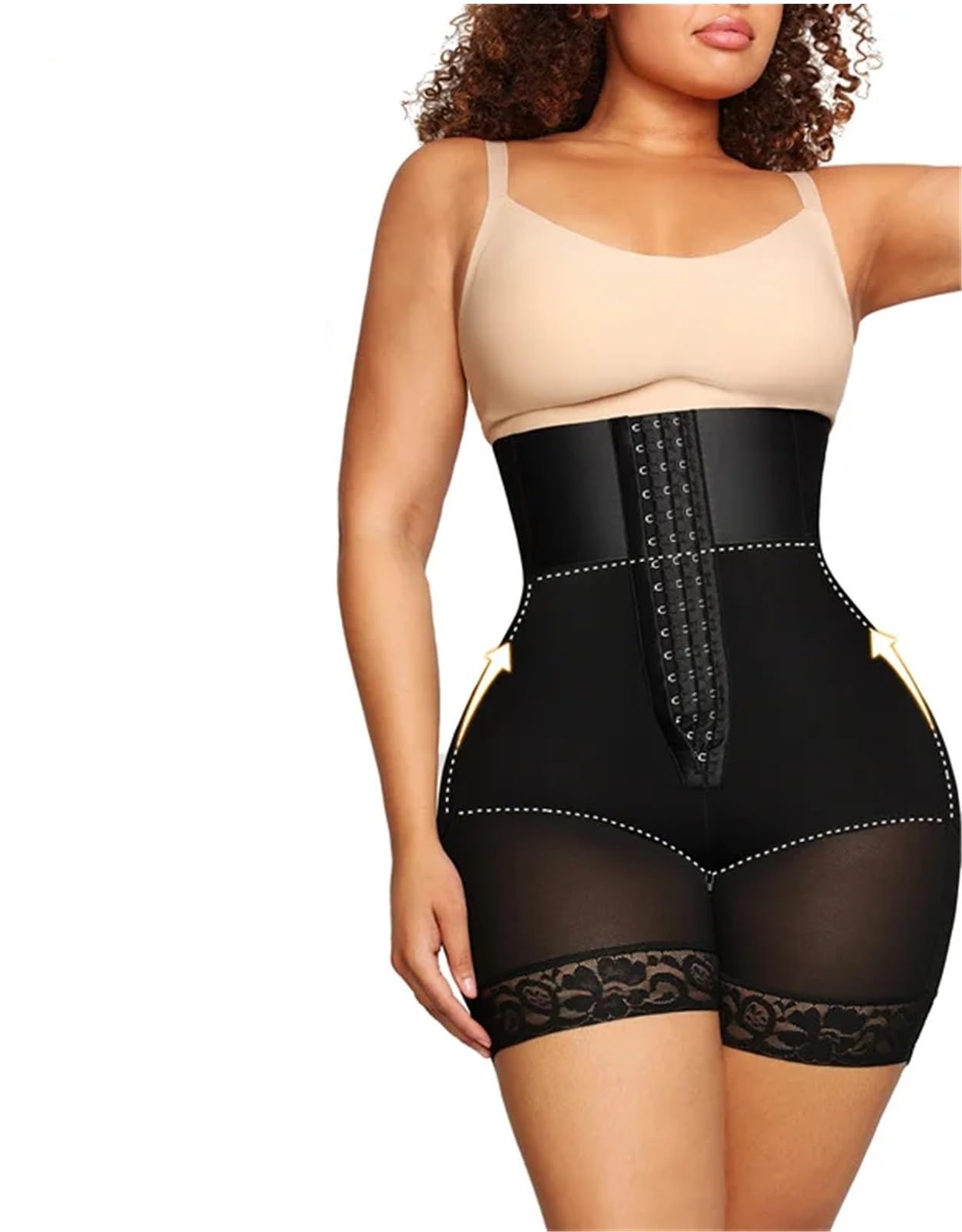 Corsetto Snellente for Donna, a Vita Alta, Modellante, Pantaloncini, Fitness, Cintura, Sollevamento Glutei, Shapewear Sottile Donna