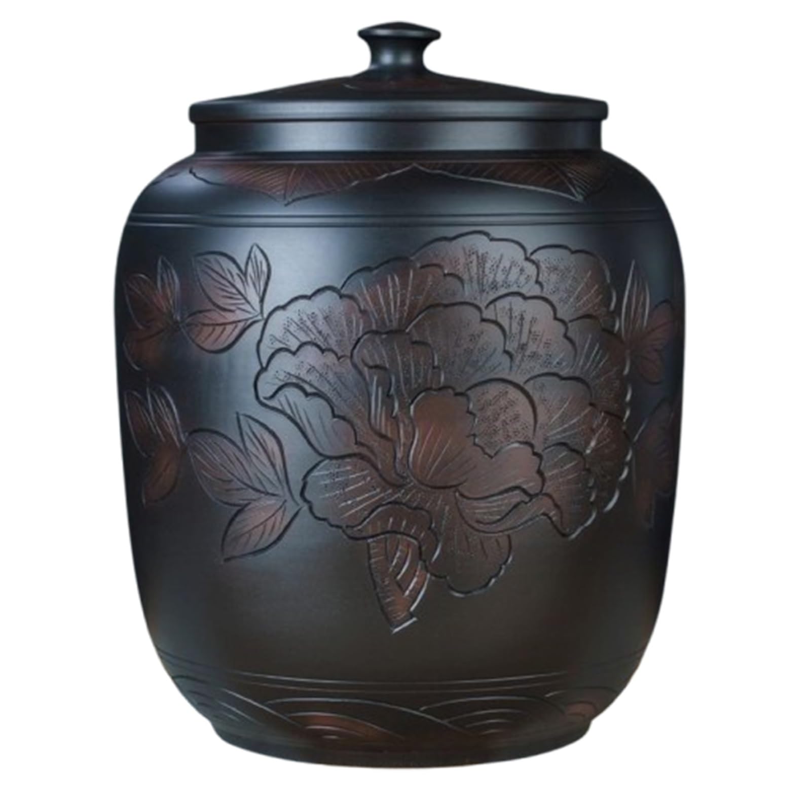 Hermetyczny ceramiczny pojemnik do przechowywania ryżu do kuchni, duże wiadro z pokrywką na fasolę, kukurydzę, płatki owsiane, pszenicę