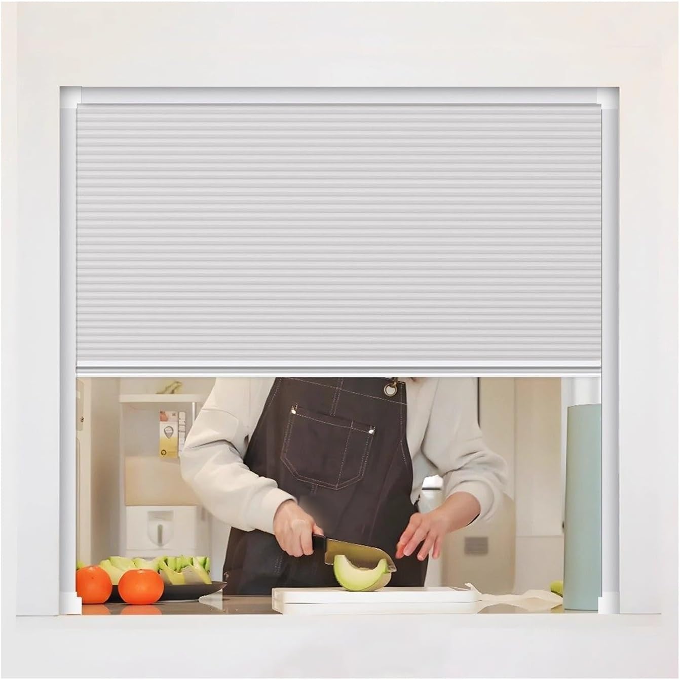 Sliding Window Vertical, Foldable Concession Service Window with Invisible Handle, Up Down Folding Concession Serving Window, for Household Windows Cafes(100x100cm(39.4 x39.4in))