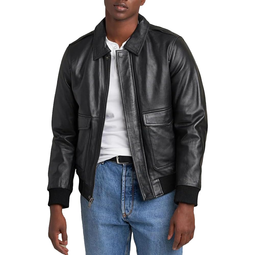 A2 Aviator Flying Tiger WWII Flight Aviator Bomber Jacket in