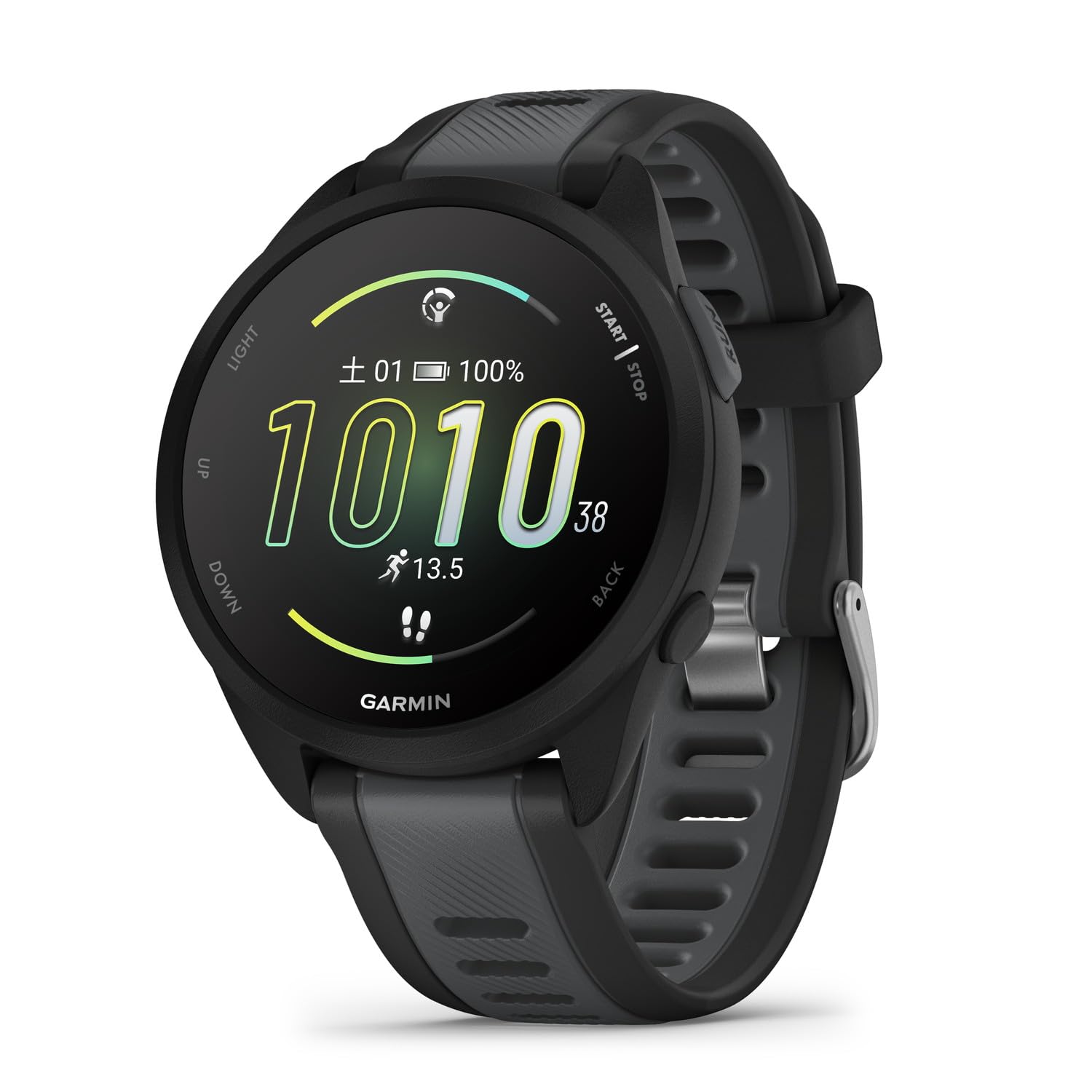 ガーミン(GARMIN) Forerunner 165 BlackGray ランニングGPSウォッチ Android/iOS対応 Suica機能搭載 AMOLEDディスプレイ【日本正規品】商品画像