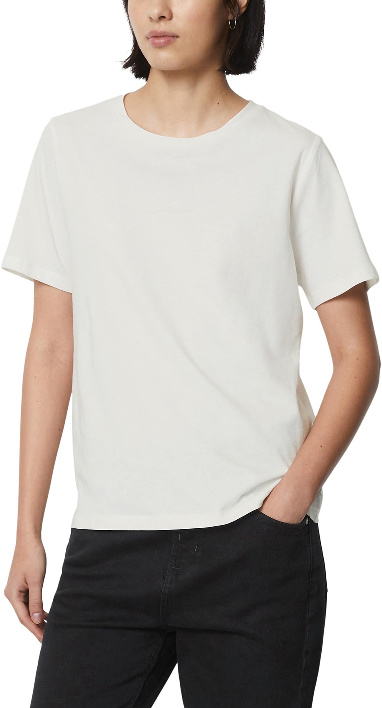 Marc O'Polo Denim Damen T-Shirt aus Bio-Baumwolle Regular Fit
