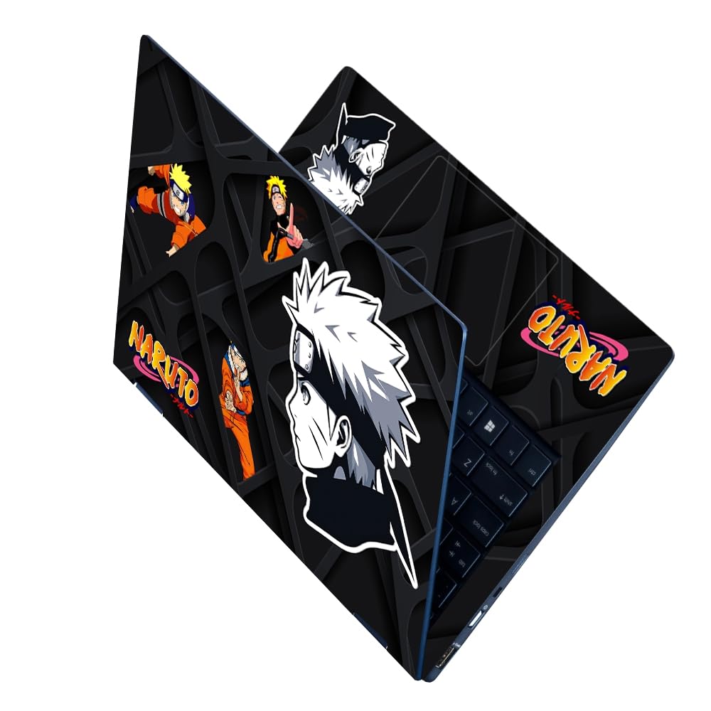 FineArts Full Body Laptop Skin Upto 15.6 inch Sticker Compatible for Dell/HP/Lenovo/Acer/Sony All Laptop Size Upto 14 to 15.6 Inch - Naruto Black Art (B0D8GYC64J) Amazon Price History, Amazon Price Tracker