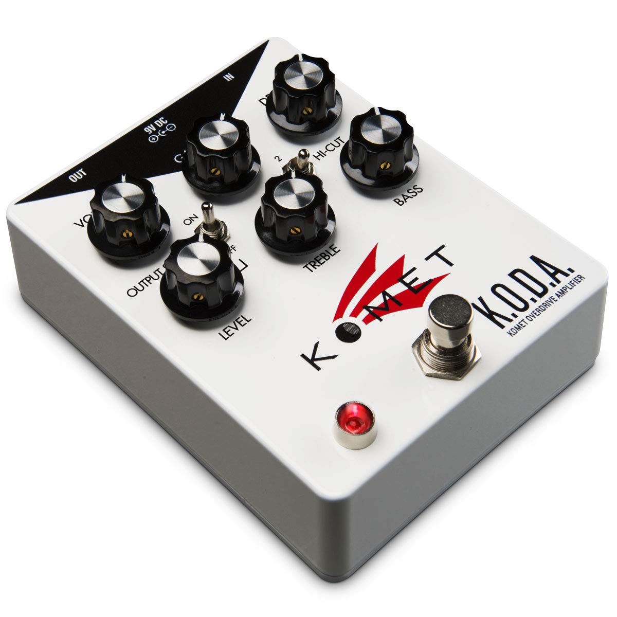 Komet Amplification K.O.D.A. Overdrive Pedal and Keepdrum Guitar 