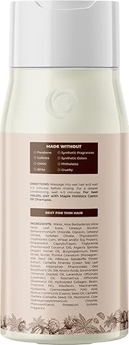 Miniatura 2 de Castor Oil Biotin and Collagen Conditioner - Volumizing Conditioner for Thin Hair Protein Treatment for Damaged Hair Care - Sulfate Free Conditioner