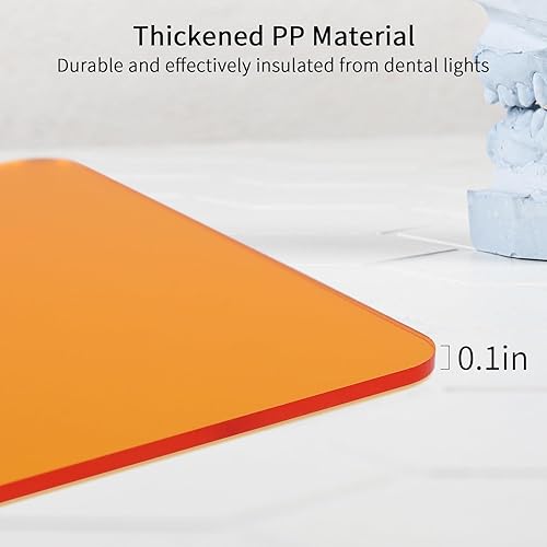 Miniatura 5 de Annhua Protector de ojos para placa de protección dental, protector de ojos para luz de curado, visera para dentista, ayudante y paciente, de mano y