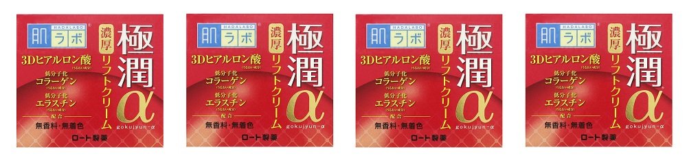 肌ラボ [Bulk buying] Hada Lab Gojun α Lift Cream 50g x 4