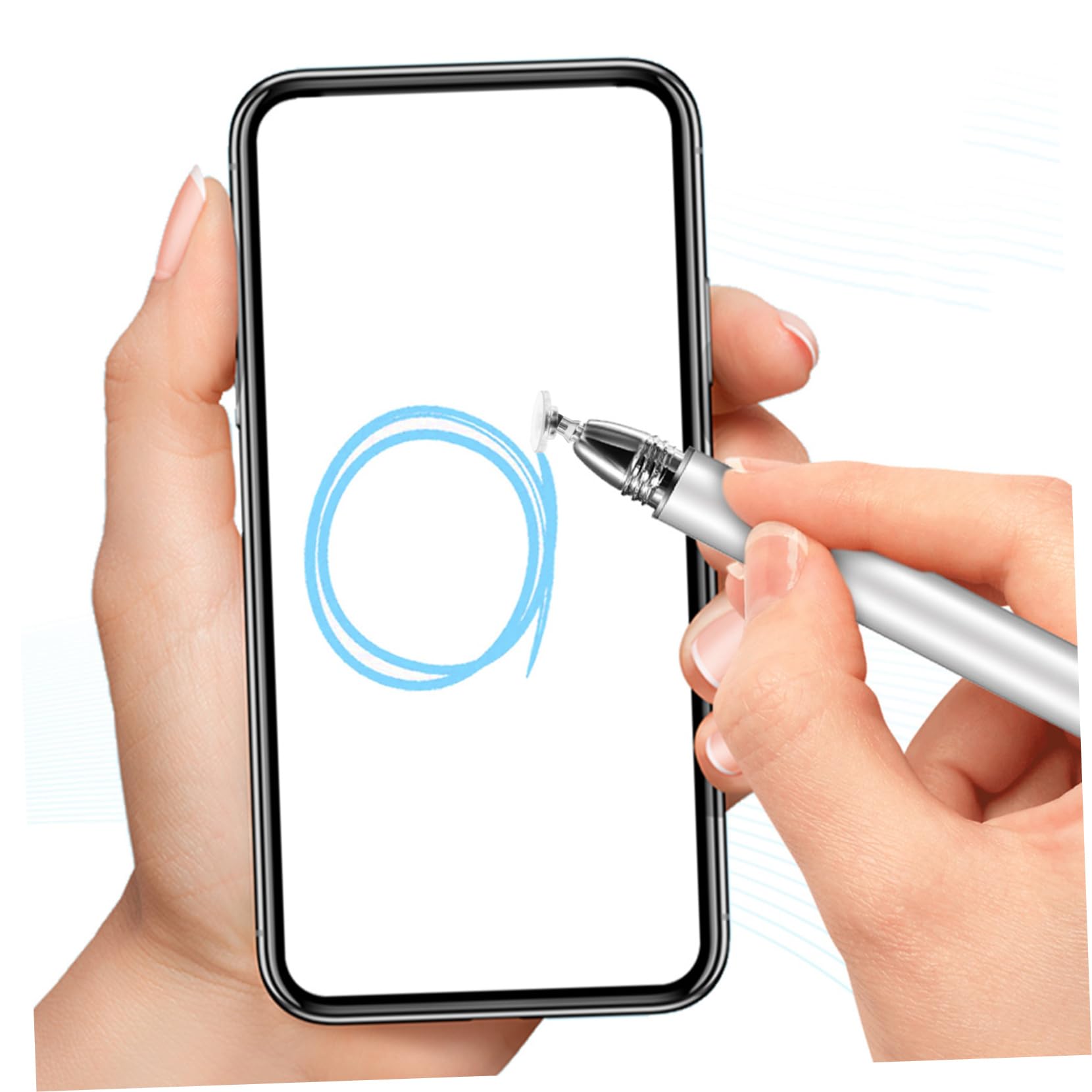 jojofuny 50pezzi Sostitutiva Per Capacitiva Disco Per Tablet e Smartphone Facile Installare Resistente e Duraturo Controllo e