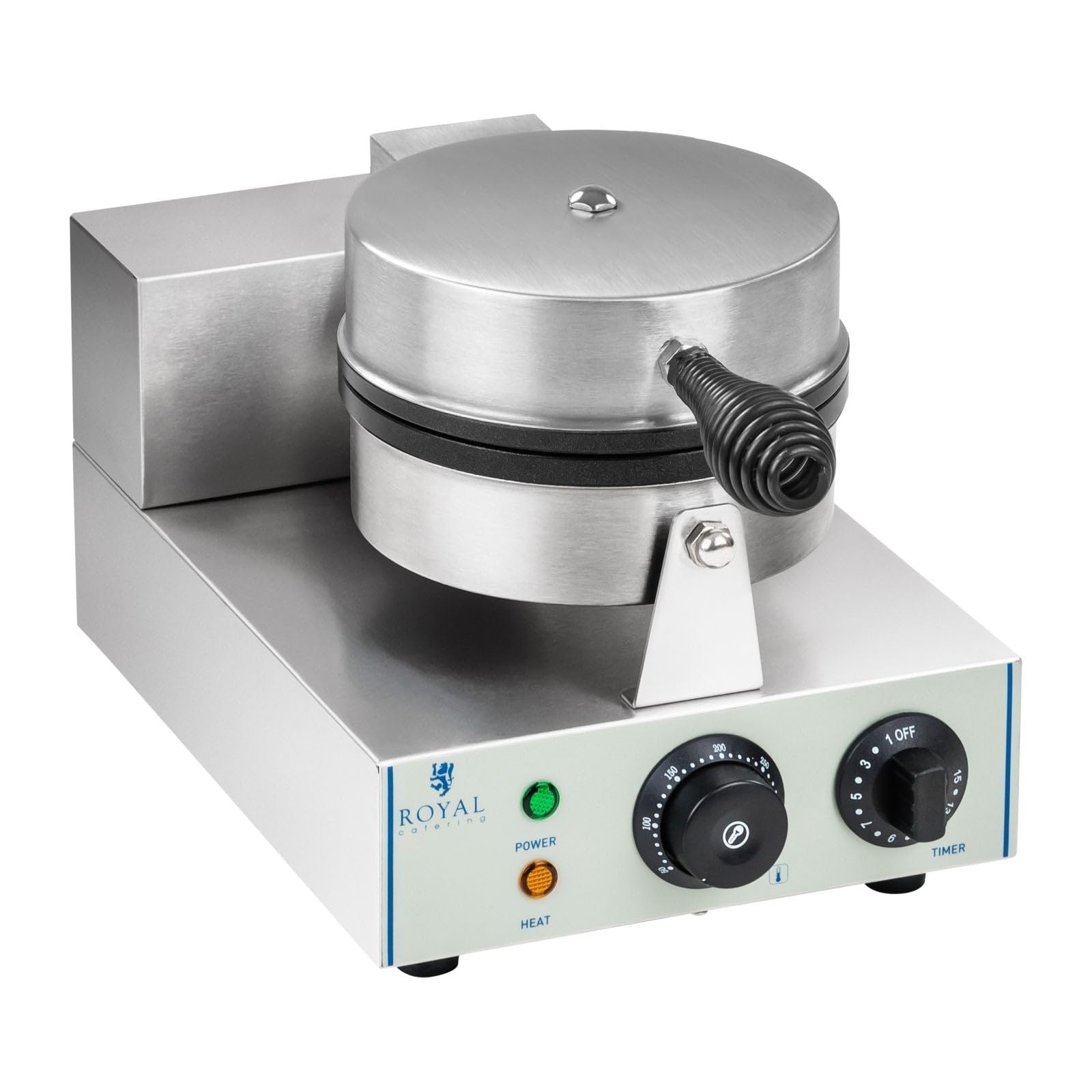 Gaufrier professionnel Téflon rond puissance 1 x 1 300 watts 3614057