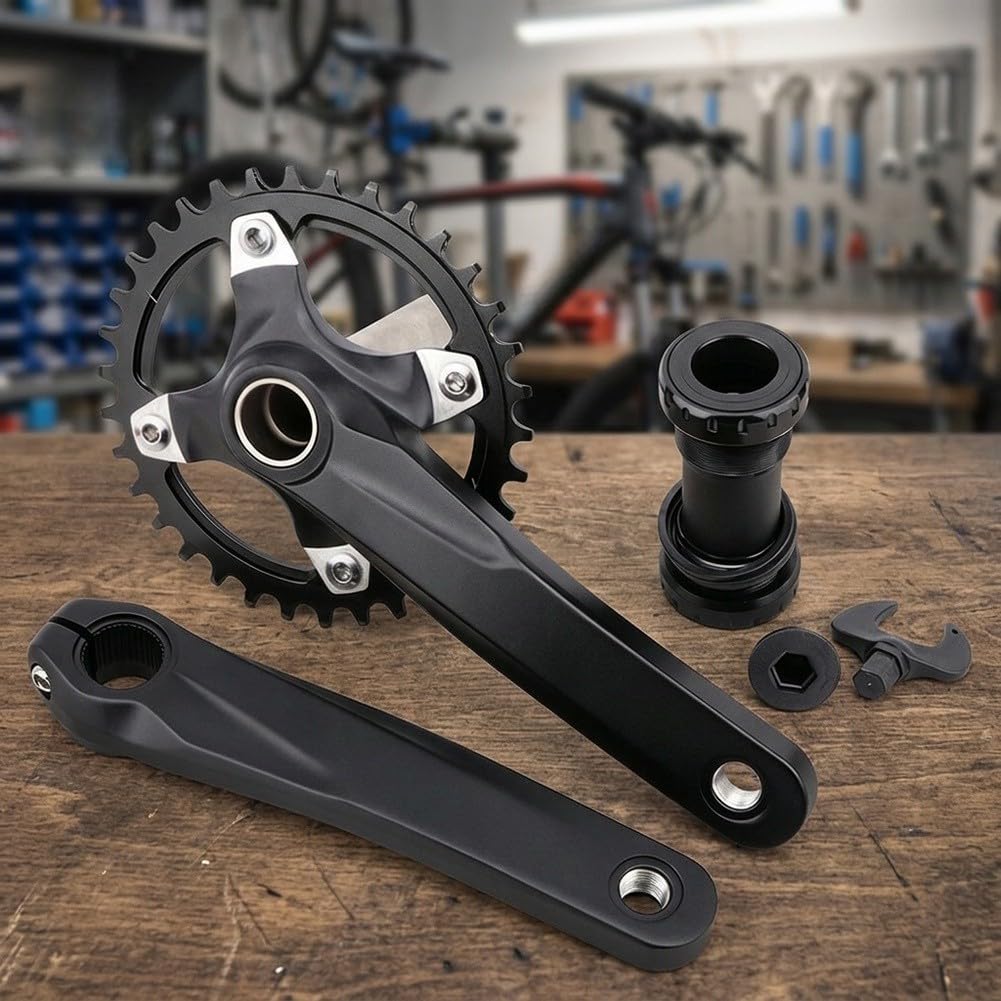 Juego de bielas de bicicleta de aleación de aluminio 104BCD