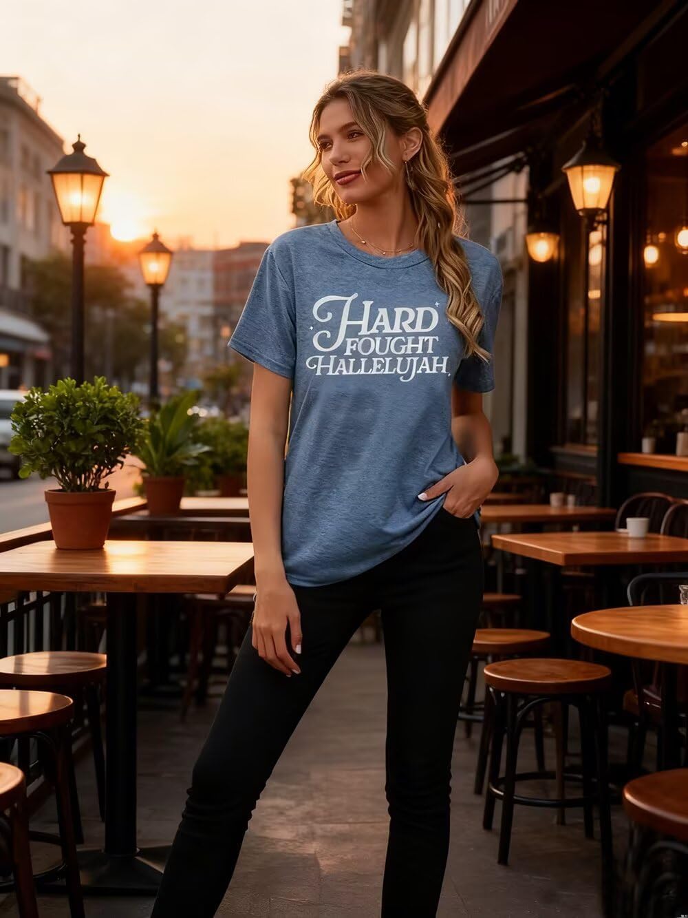 Christian Bible Verse Graphic T Shirt for Women Jesus Faith Casual Tee Tops Religious Sayings Short Sleeve Tshirt - Image 5