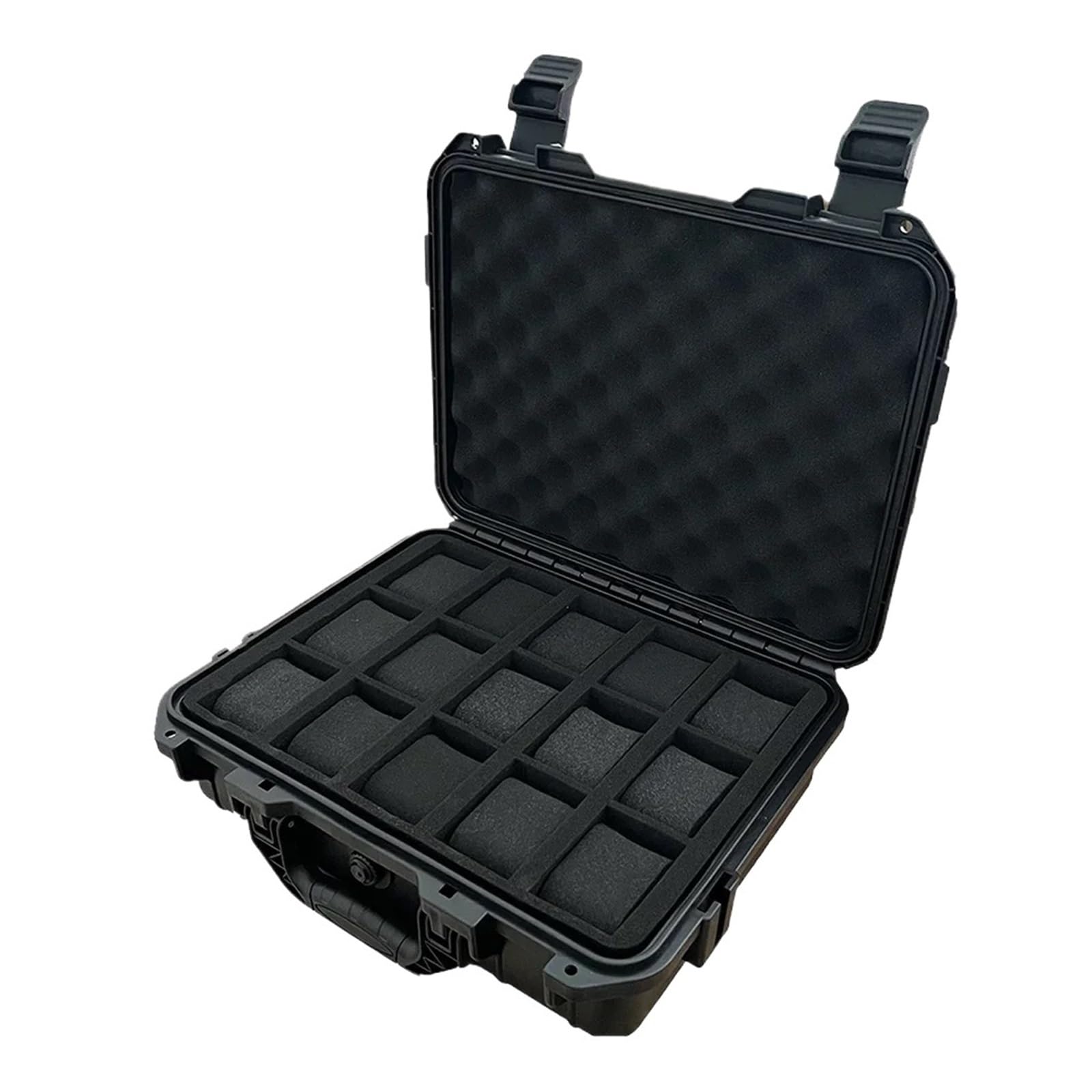 GHHZML Watch Box 15 Slot Plastic Watch Case Portable Waterproof Is Used To Store Watches Tool Box Storage Hard
