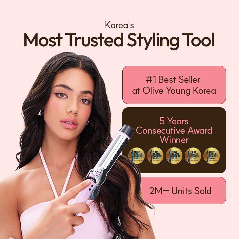 Amazon.com: VODANA Professional GlamWave Ceramic Curling Iron