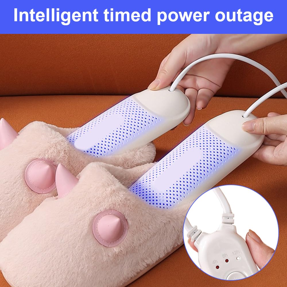 Essiccatore Per Scarpe Elettrico - Con Timer, Asciugatura Rapida A 40-50°C, Per Stivali, Calze, Guanti - Foto 5