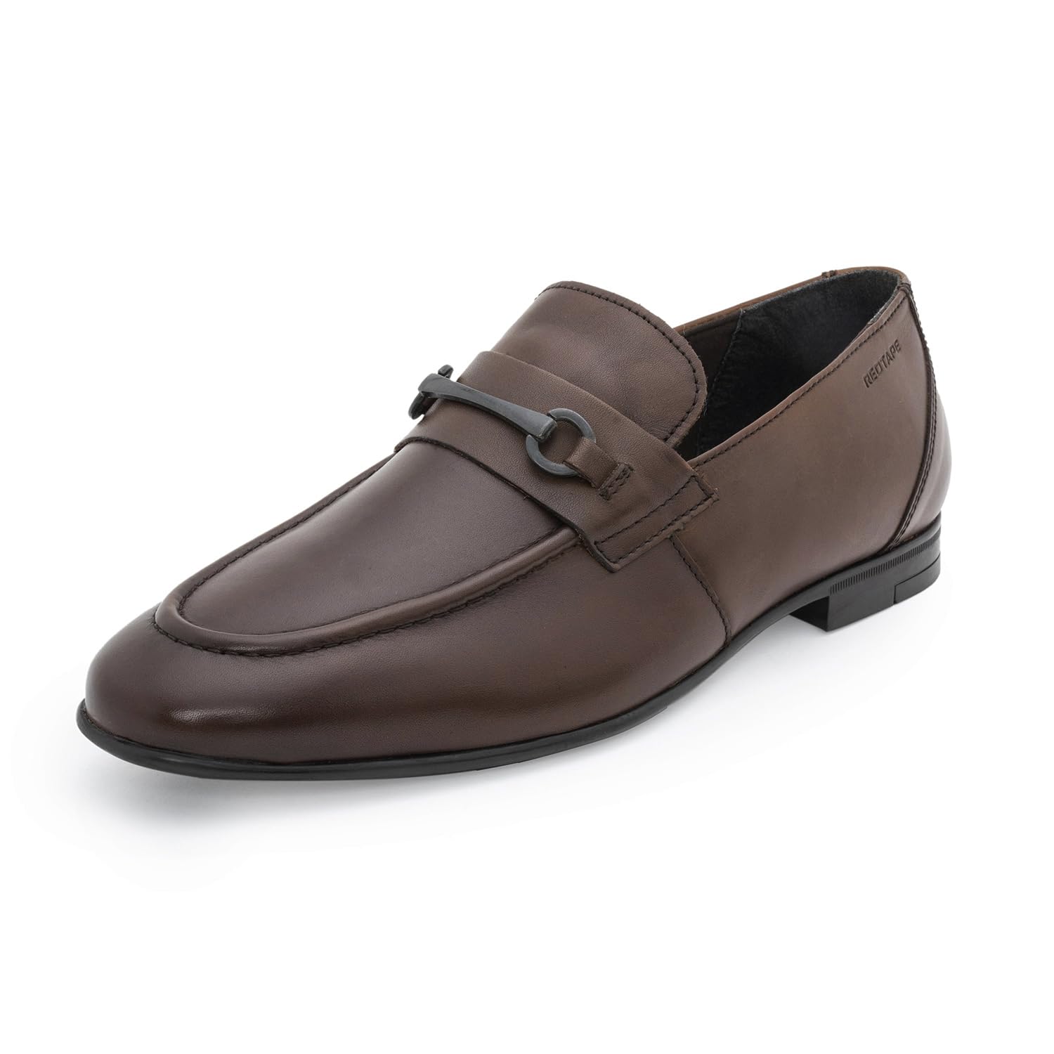 Red Tape Formal Loafers for Men | Real Leather Shoes with Low-Cut Pattern Teak (B0D41DYJQ5) Amazon Price History, Amazon Price Tracker