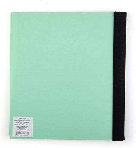 Miniatura 2 de Mintra Office Durable PREMIUM Spiral Notebook (Sage Green, 3 Subject (8.5in x 11in))