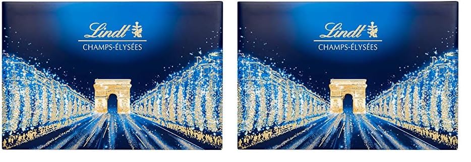Lindt CHAMPS ELYSEES caja de bombones de chocolate surtidos, 469g (Paquete de 2)