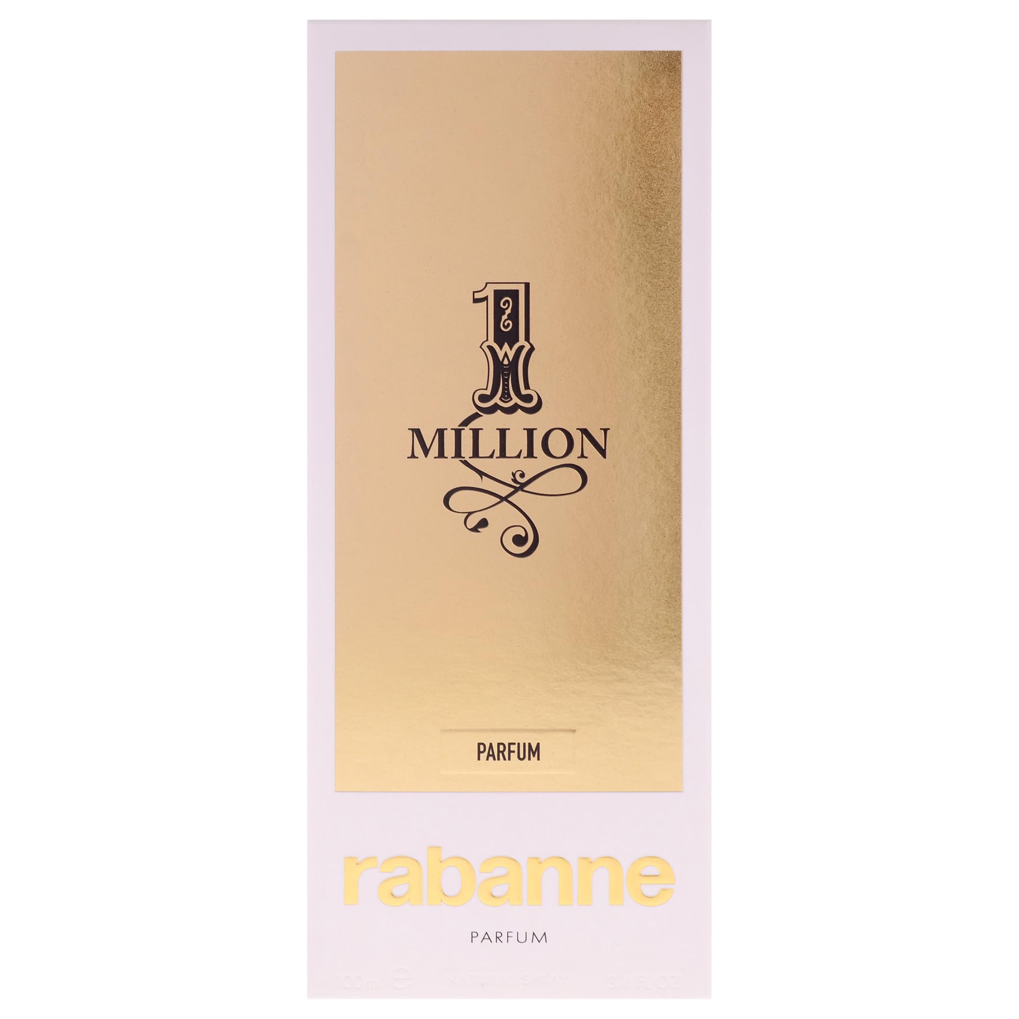Paco Rabanne 1 Million Parfum 100ML VAPORIZADOR Unisex Adulto, Amarillo, Estándar (el paquete puede variar)