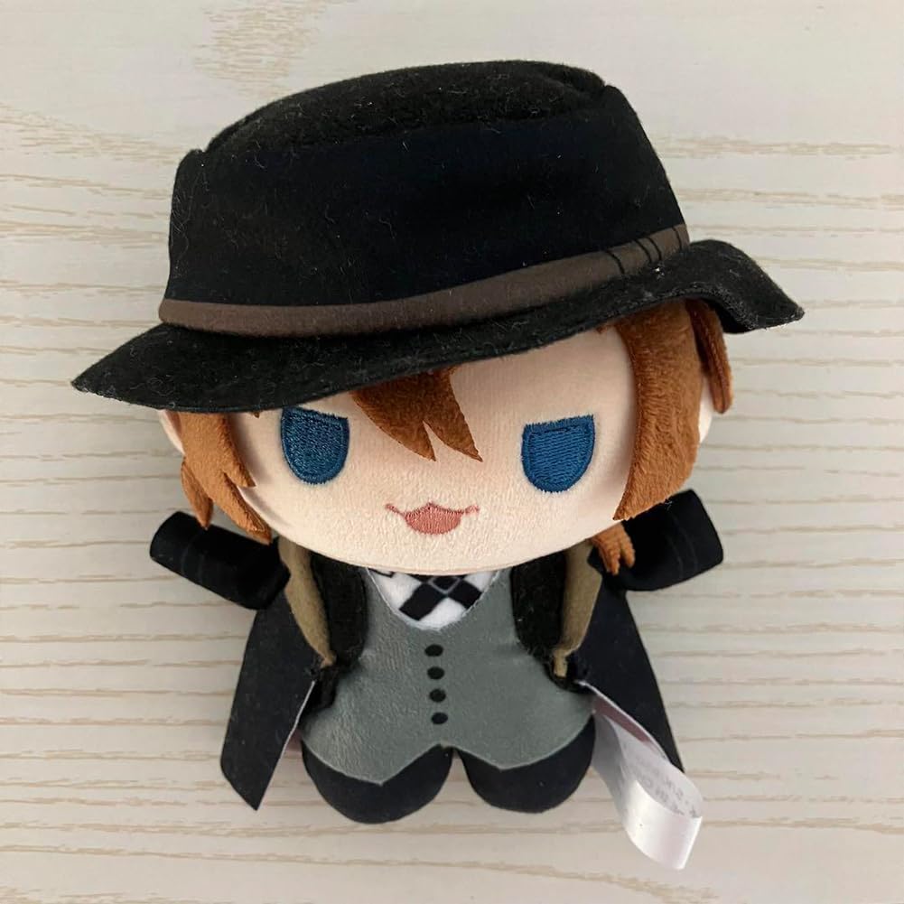 Zhongkaihua 20 cm Dazai Osamu pluszowa poduszka wisiorek Deocr Dazai Osamu figurka pluszowa anime PP bawełniana torba samochodowa torba domowa brelok dekoracja prezent dla fanów