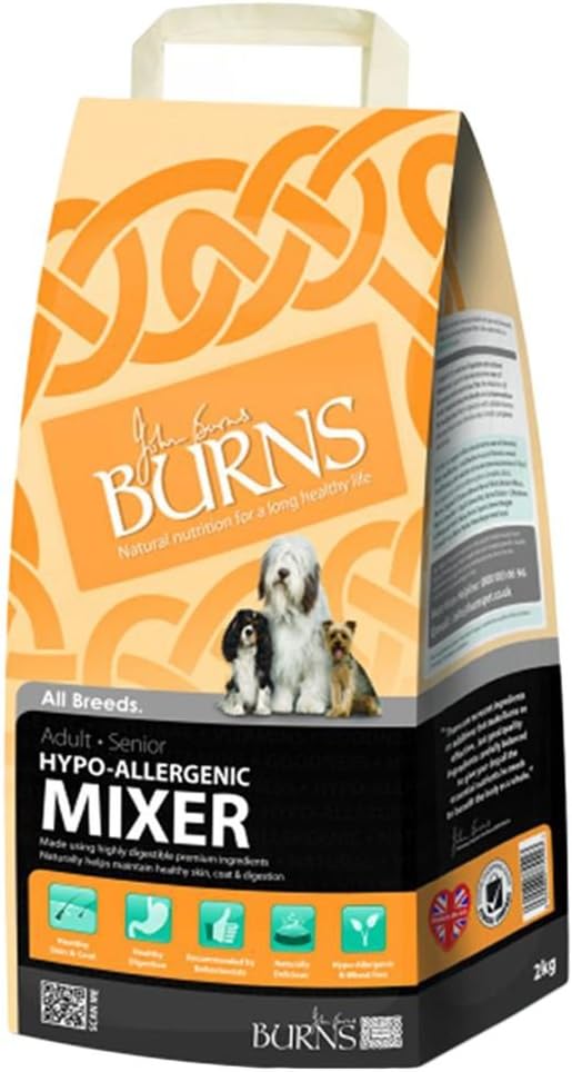 Burns Canine Adult Hypoallergenic Dry Dog Food 7.5kg2kg Amazon.de