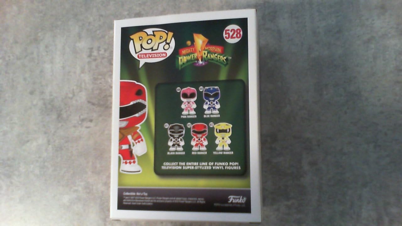 Amazon.com: Funko Pop! Television Mighty Morphin Power Rangers Red