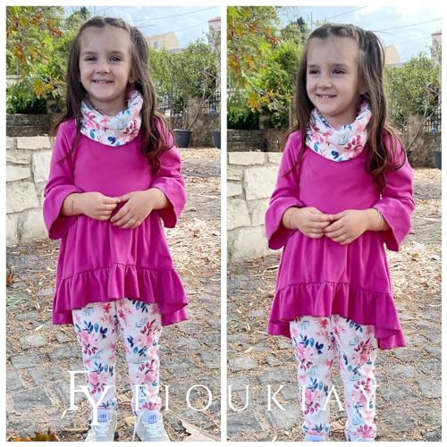 Image of fioukiay 3 Years Girl Fall Clothes Toddler Girl Winter Clothing Sets Little Kids Boutique Clothes