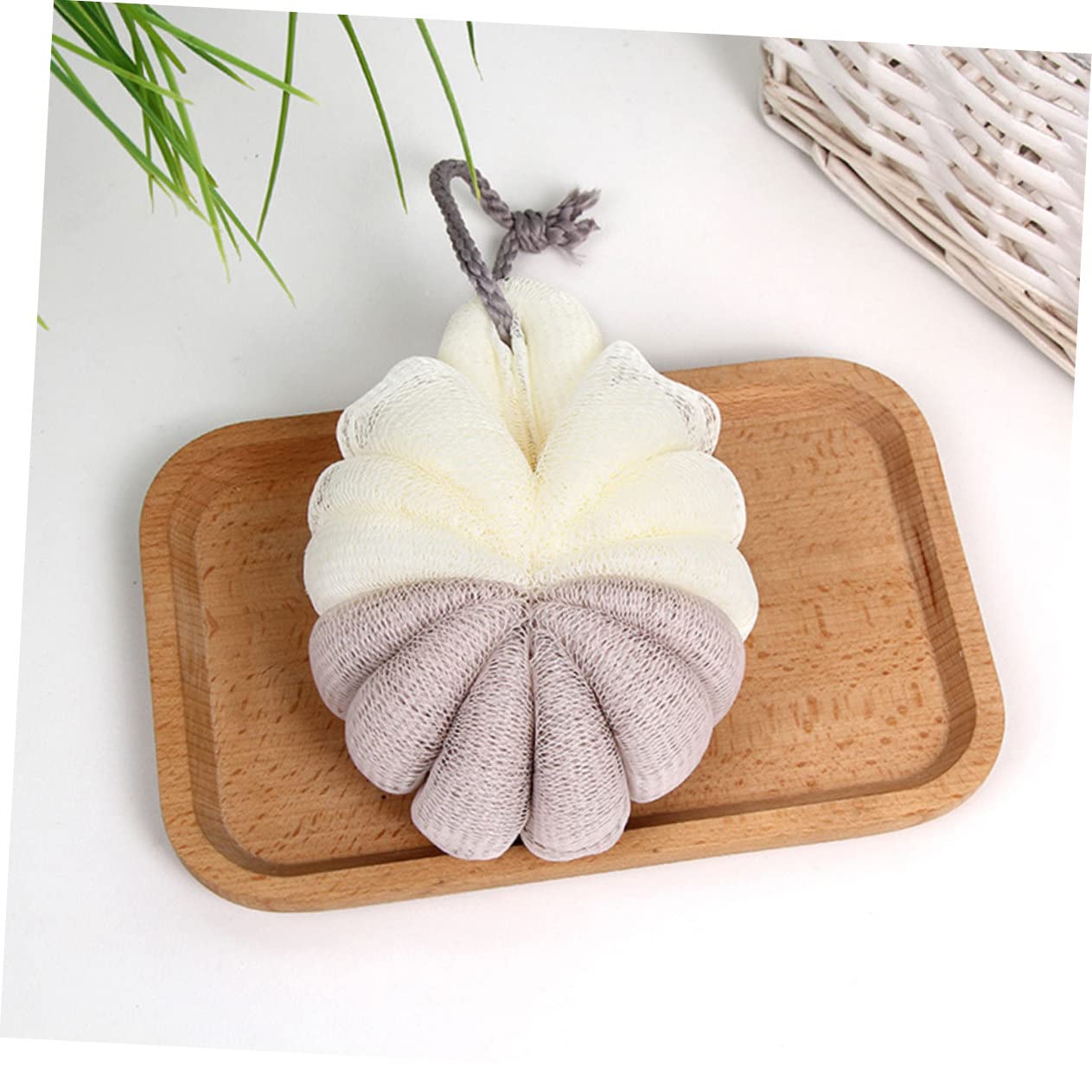 FRCOLOR 12 panni per vasca da bagno in rete per doccia, spugna per il lavaggio del corpo, luffa, spugna per la schiena, cuscino esfoliante, spugna per la doccia, sfera per il bagno