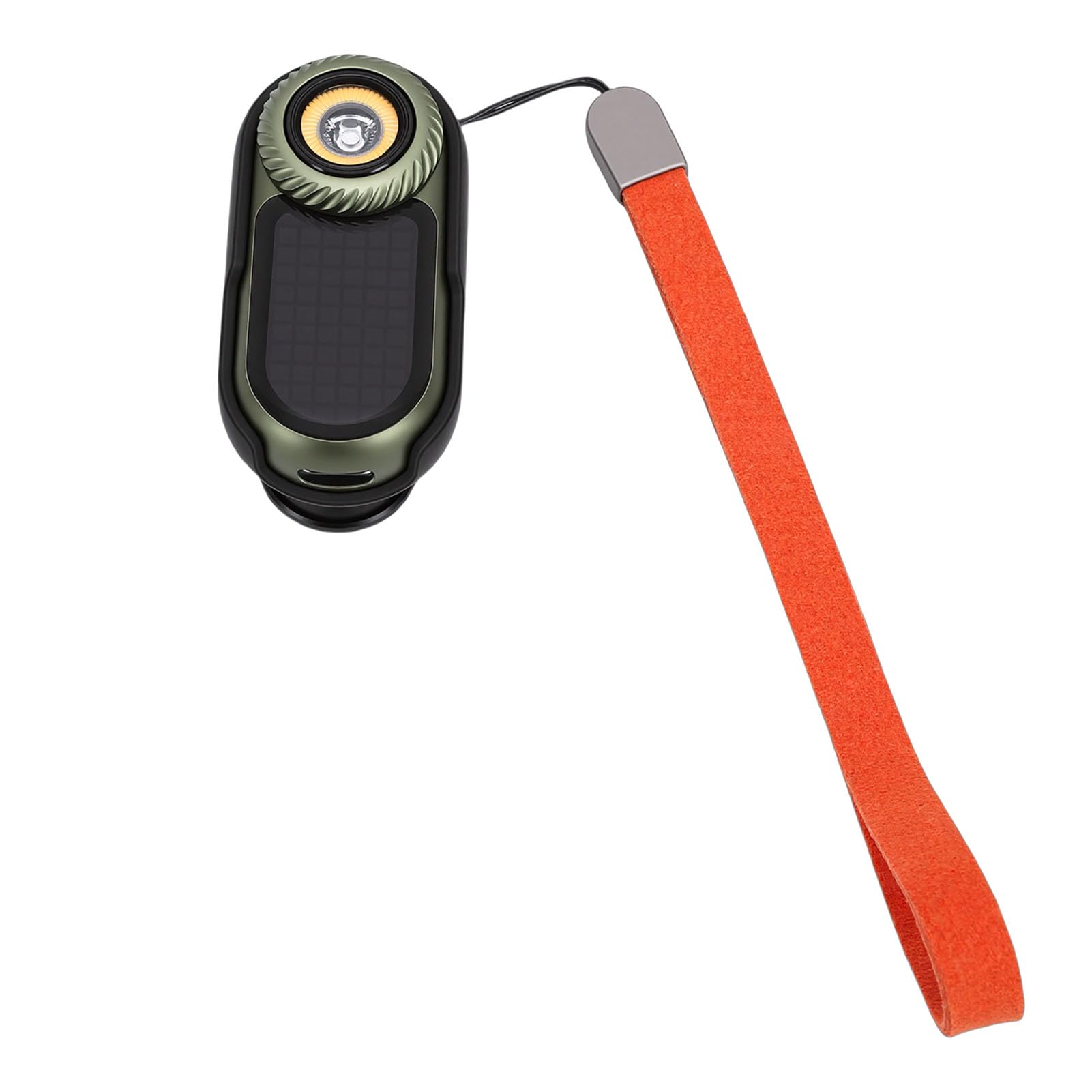 Piccola Torcia LED Compatta Ricaricabile USB C con Divertenti Giochi Interattivi per Viaggi di Emergenza in Alluminio OD Verde