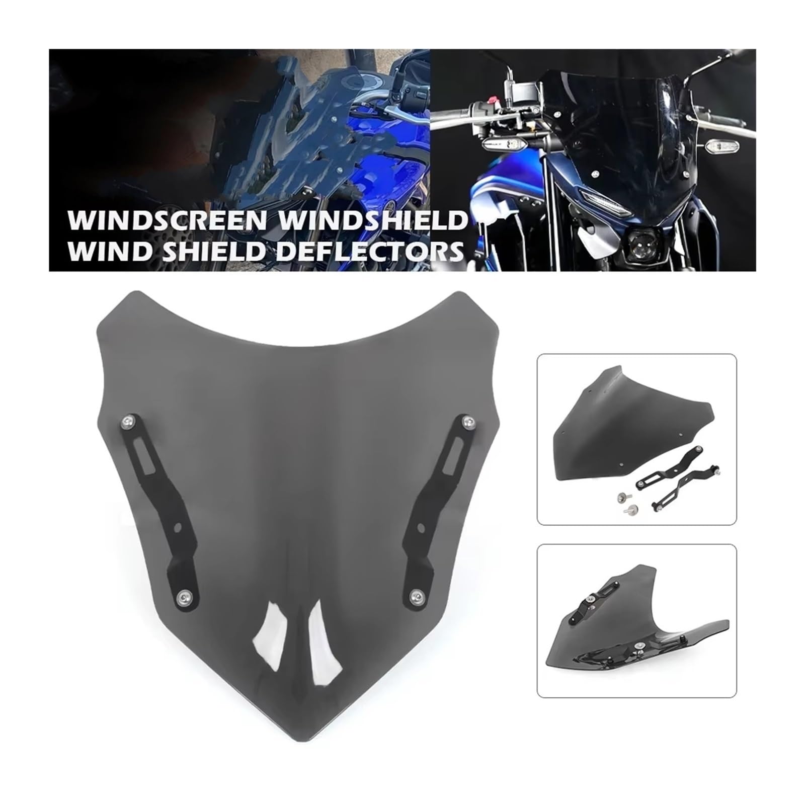 para MT25 para MT03 2021-2024 Parabrisas Accesorios para Motocicletas Pantalla Deflectora De Viento Escudo Protector Parabrisas Pantalla para Moto