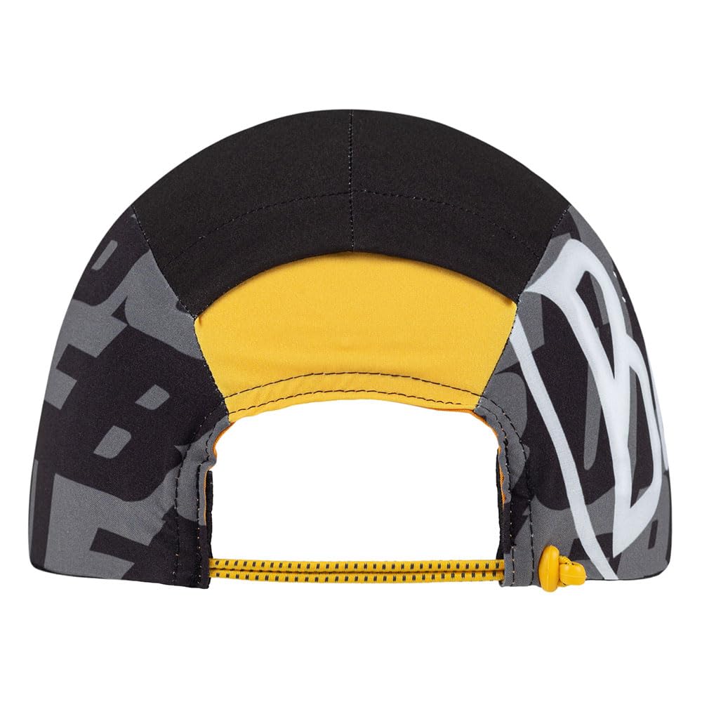 Buff® | Pakiet Speed Mężczyzna Kobieta Dorosły Elastyczna Czapka UPF50, Element odblaskowy, Wygodna, Elastyczna, Bieganie, Wentylacja, Składana, L/XL, Czarna