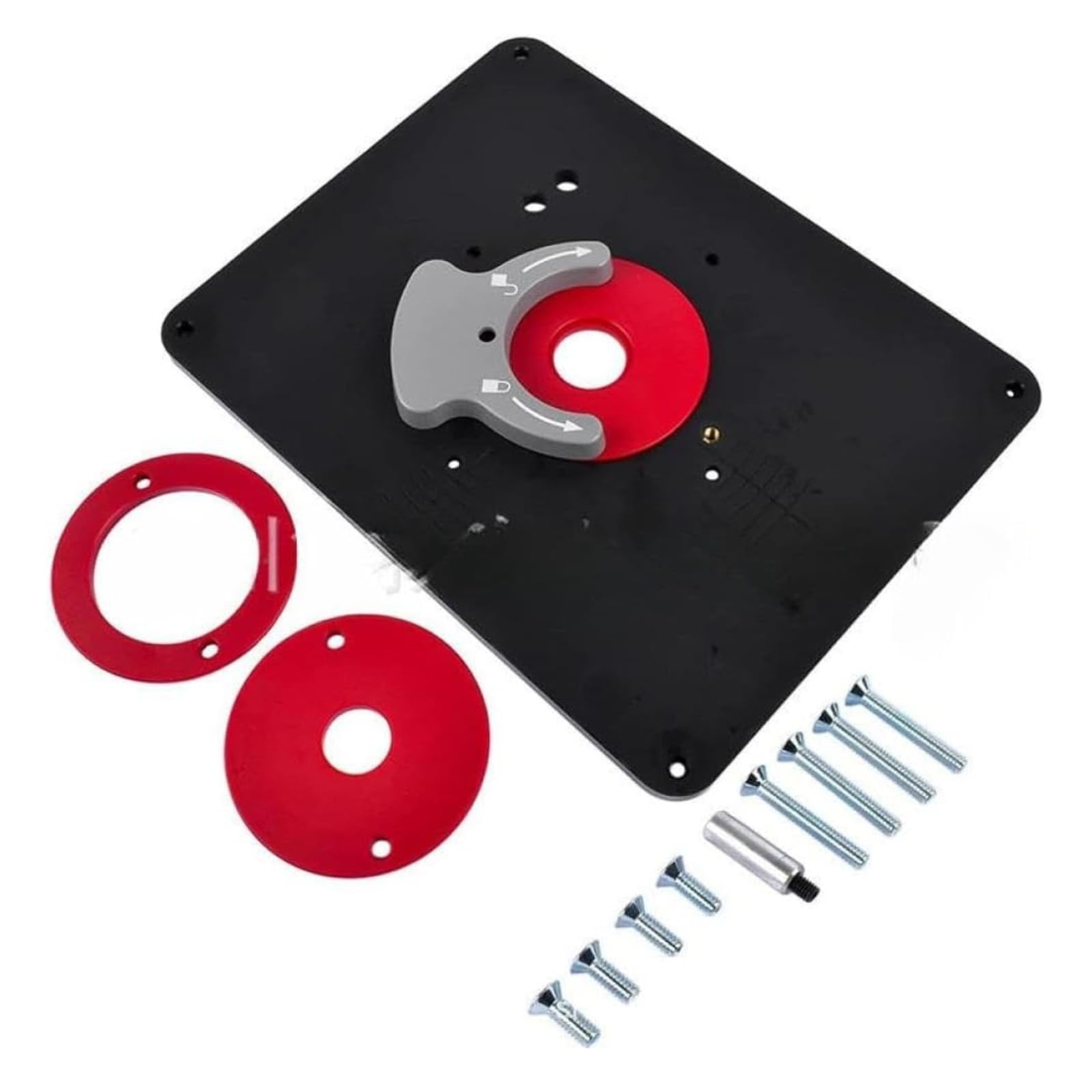 Juego de placas de fresado universales con agujeros preperforados, instalación rápida, adecuada para cambiar varios modelos de mesa
