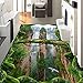 3D selbstklebende Bodenaufkleber Dreidimensionale Wald Tapeten Wohnzimmer Badezimmer Pvc wasserdicht rutschfeste, 150 * 105 cm