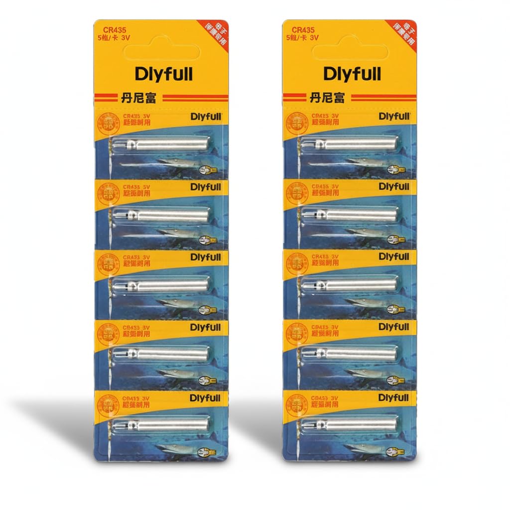 CR435/BR435 3V 10個入り（5個入り×2） 電気ウキ 電池 ピン形…