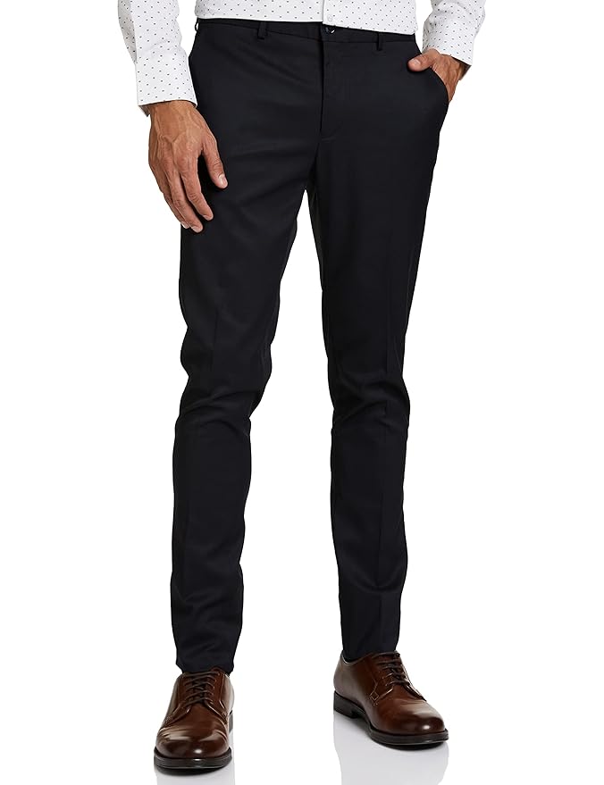 Symbol Men's Stretchable Formal Pants | Trousers (Slim Fit)