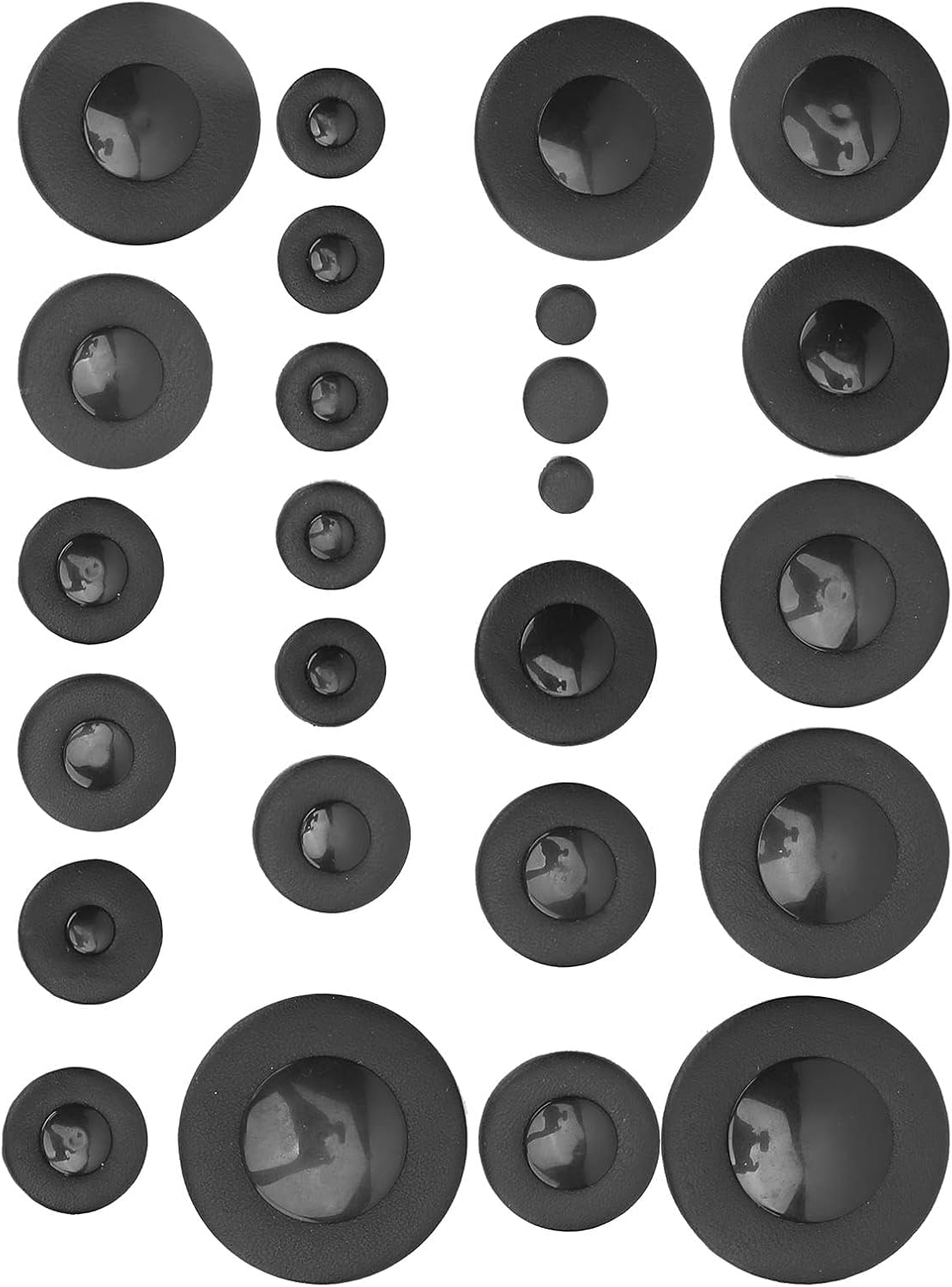 25Pcs Alto Saxophone Leather Pads Replacement Alto Sax Pads