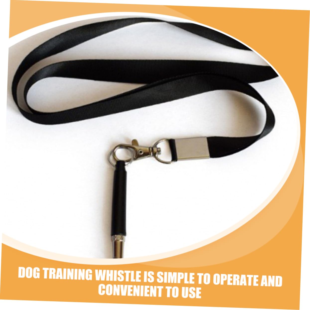 VANZACK 2 Sets Pet Training Whistle Hiking Whistle Dog Whistles Whistle for Dog Silent Training Hanging Whistle Dog Training Whistle Sports Whistle Pet Training Tool Nylon Black